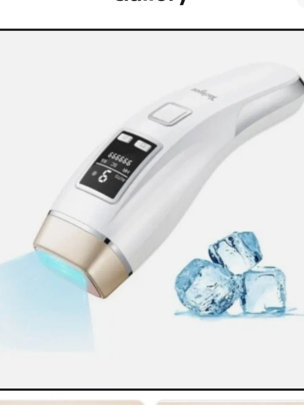Beautiful Ice IPL Hair Removal System - Light Blue